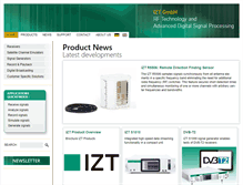 Tablet Screenshot of izt-labs.de